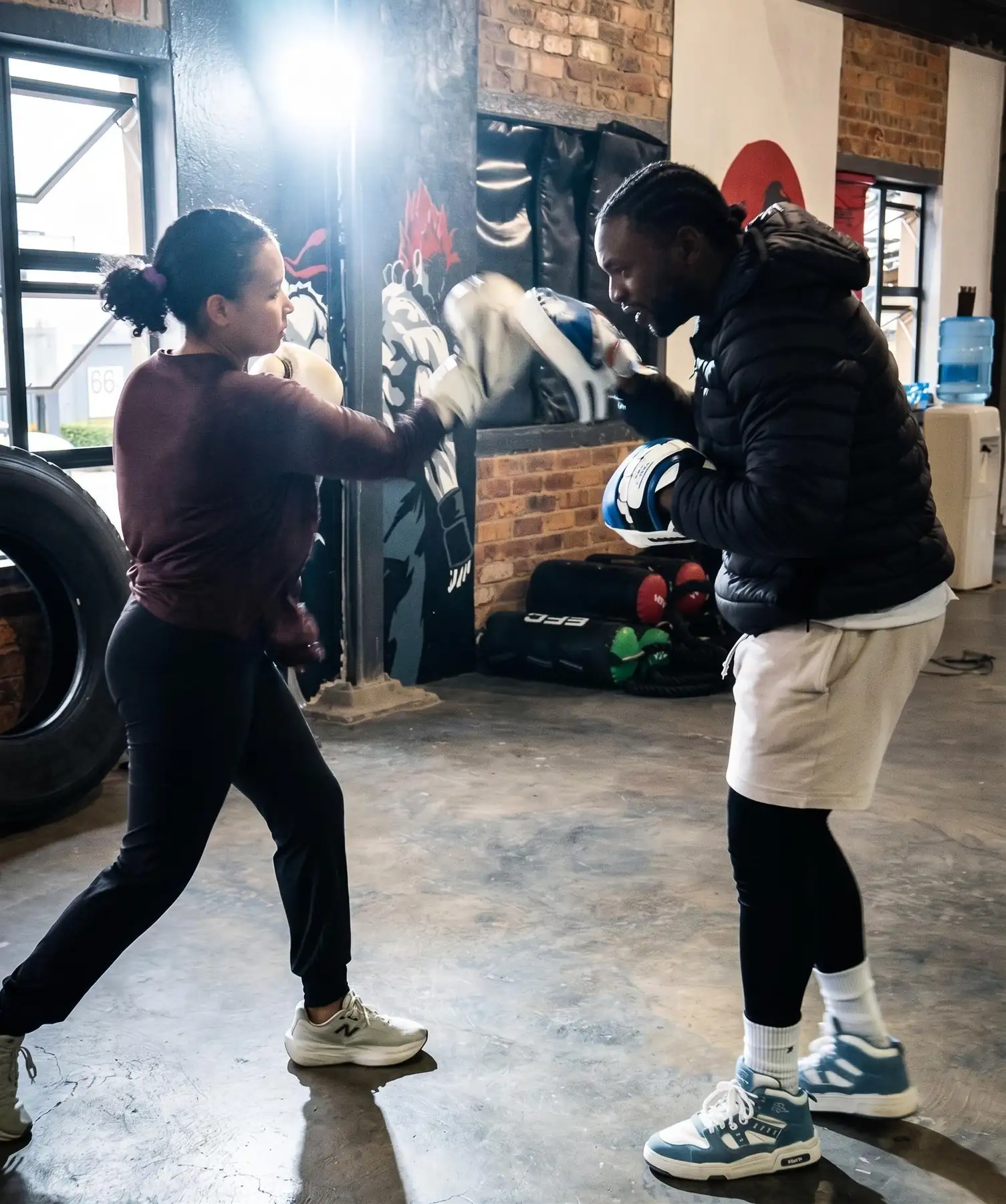 Boxing for fitness training at Urban Warrior Boxing Gym Sandton